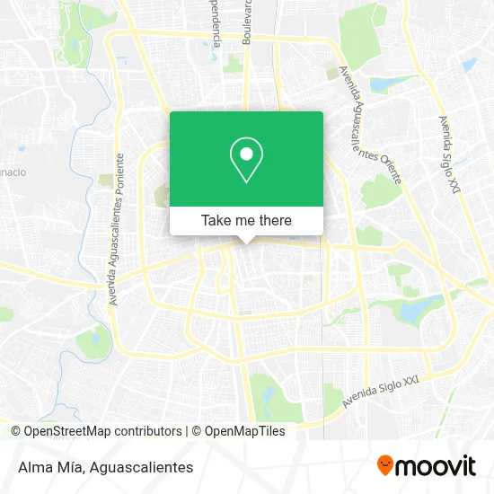 Alma Mía map