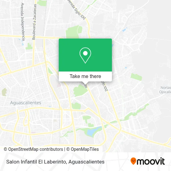 Salon Infantil El Laberinto map