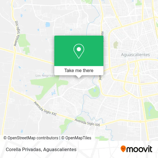 Corella Privadas map