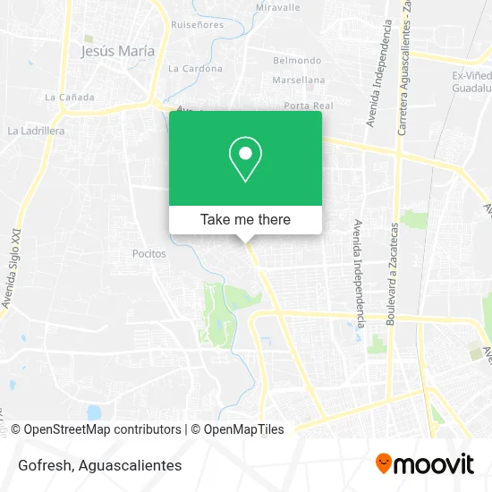 Gofresh map