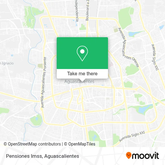 Pensiones Imss map