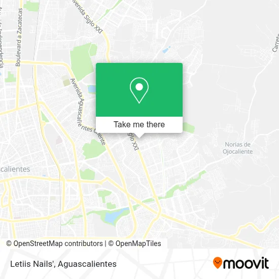 Letiis Nails' map