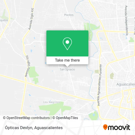 Ópticas Devlyn map