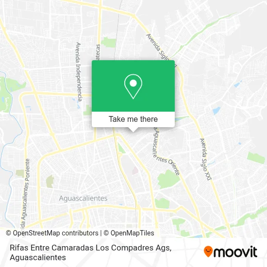 Rifas Entre Camaradas Los Compadres Ags map