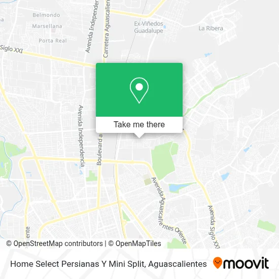 Home Select Persianas Y Mini Split map
