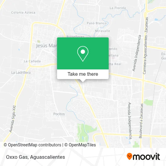 Oxxo Gas map