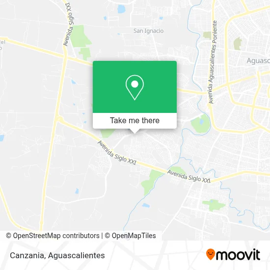 Canzania map