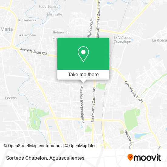 Sorteos Chabelon map