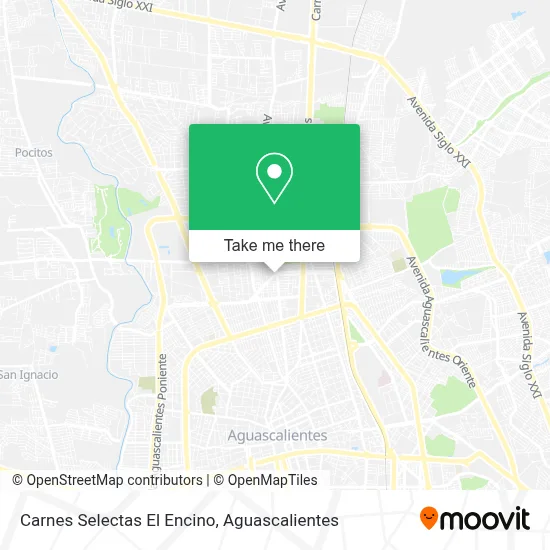 Carnes Selectas El Encino map