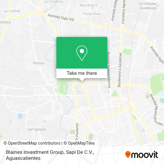 Blainex Investment Group, Sapi De C.V. map
