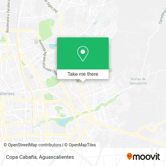 Copa Cabaña map