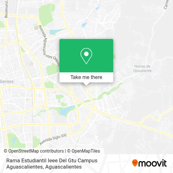 Rama Estudiantil Ieee Del Gtu Campus Aguascalientes map