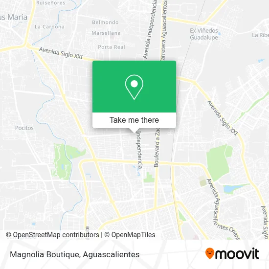 Magnolia Boutique map