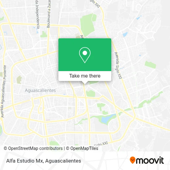 Alfa Estudio Mx map