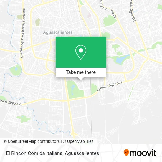 El Rincon Comida Italiana map