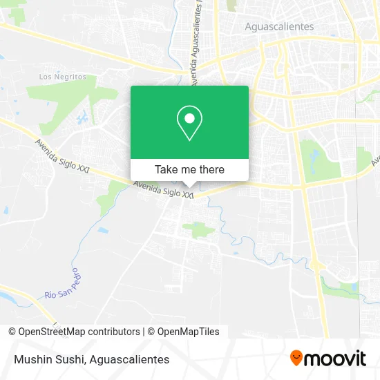 Mushin Sushi map