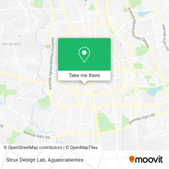 Strux Design Lab map