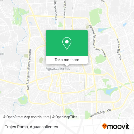 Trajes Roma map