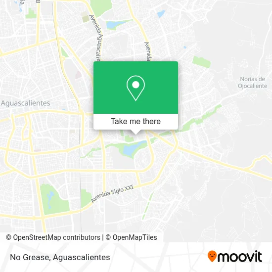 No Grease map
