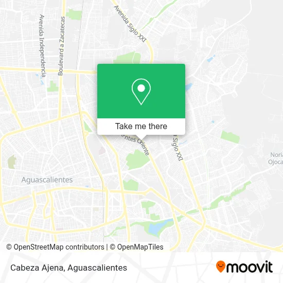 Cabeza Ajena map