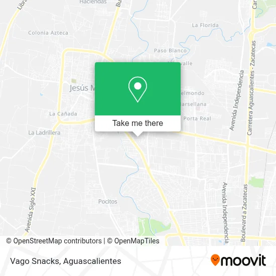 Vago Snacks map