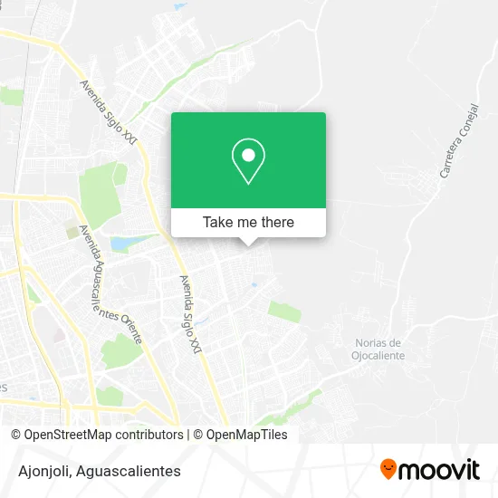 Ajonjoli map
