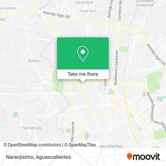 Naranjísimo map