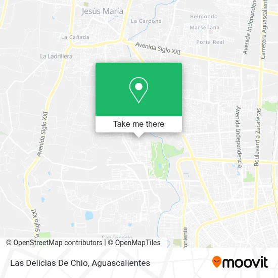 Las Delicias De Chio map