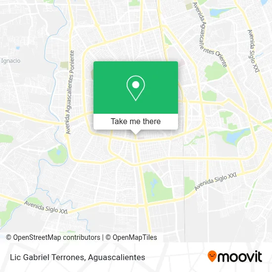 Lic Gabriel Terrones map