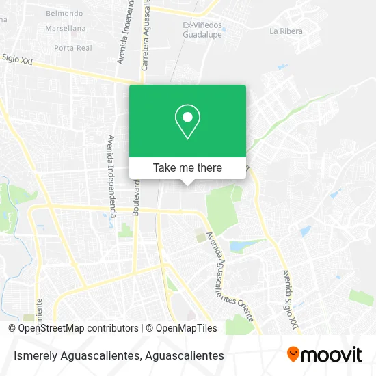 Ismerely Aguascalientes map