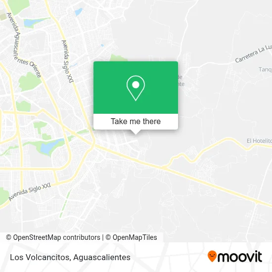 Los Volcancitos map