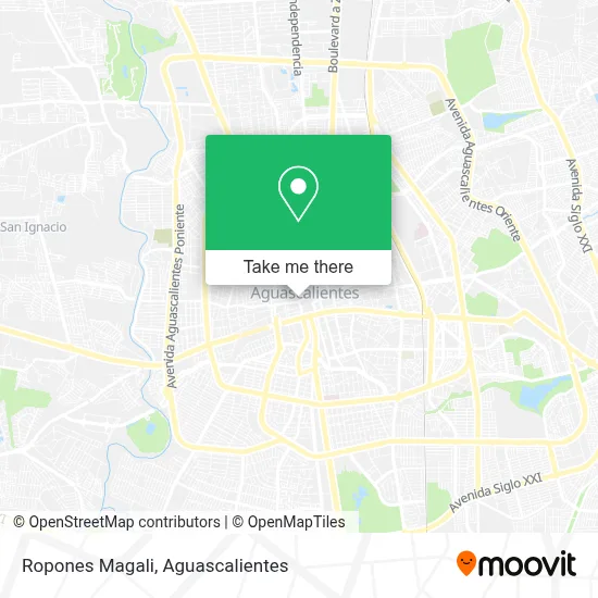 Ropones Magali map