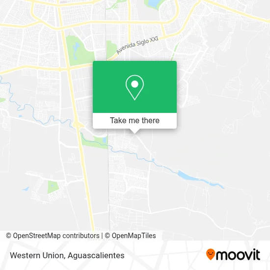 Western Union map
