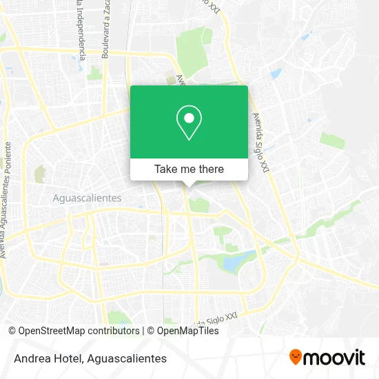 Hotel Andrea map