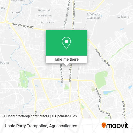 Upale Party Trampoline map