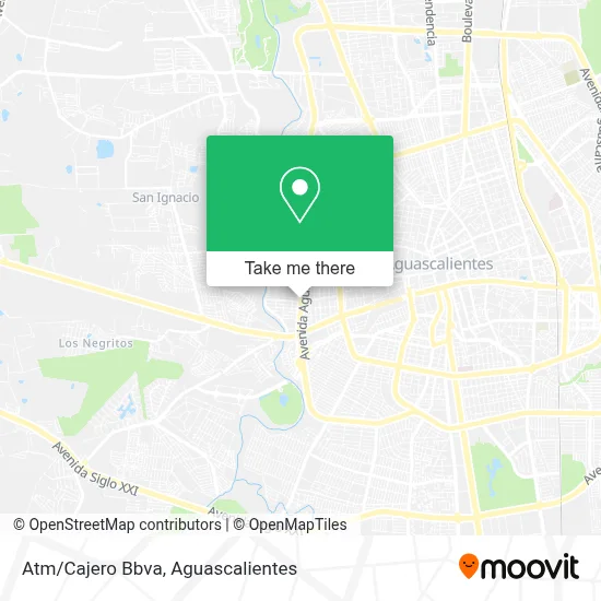 Atm/Cajero Bbva map