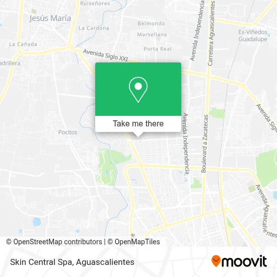 Skin Central Spa map