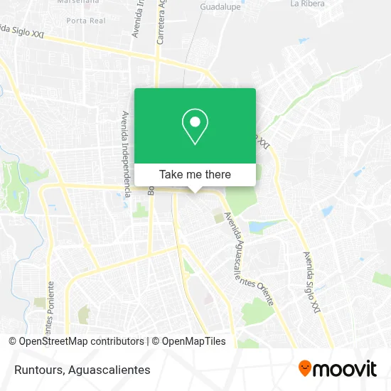 Runtours map