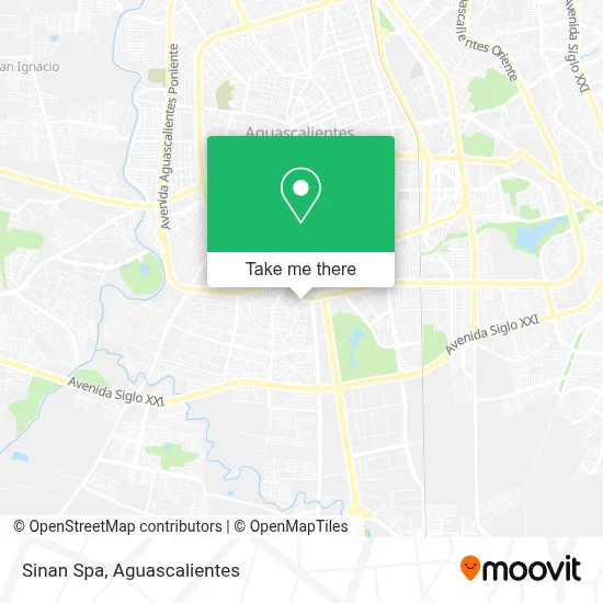 Sinan Spa map