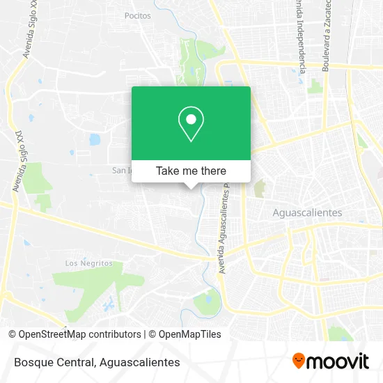 Bosque Central map