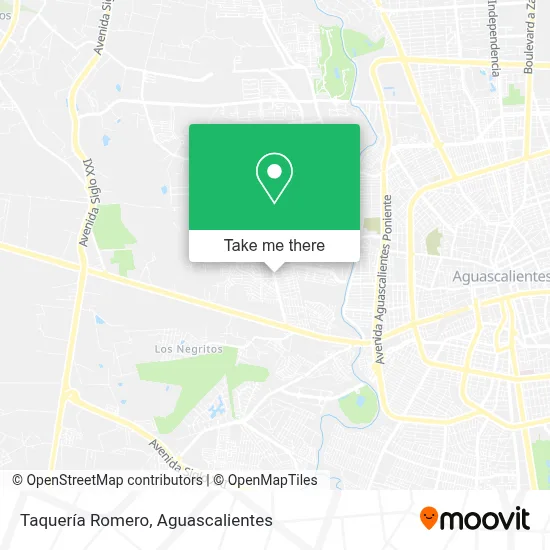 Taquería Romero map