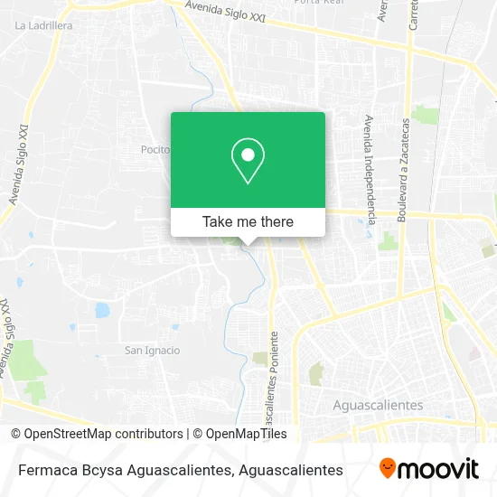 Fermaca Bcysa Aguascalientes map