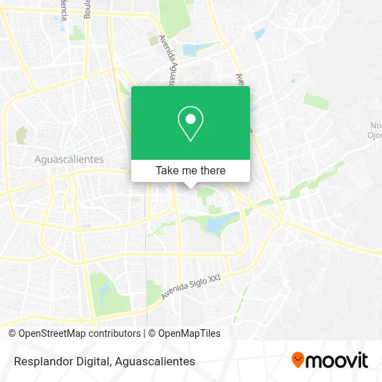 Resplandor Digital map