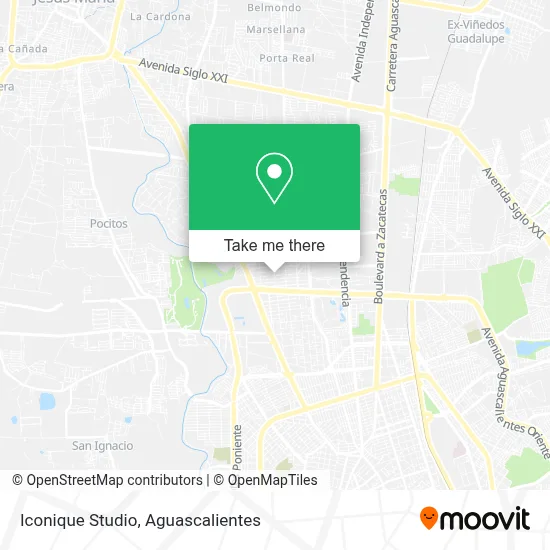 Iconique Studio map
