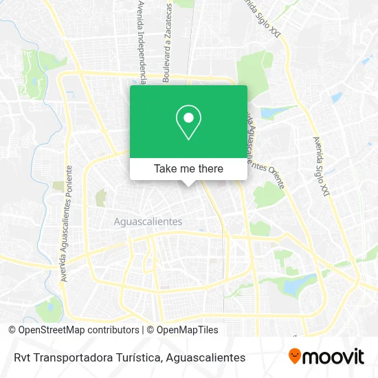 Rvt Transportadora Turística map