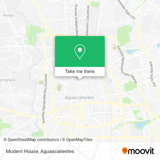 Casa Moderna map