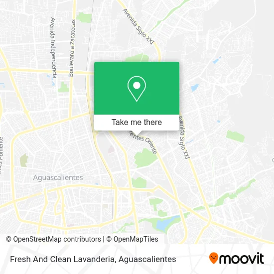 Fresh And Clean Lavanderia map