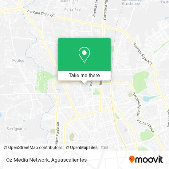Oz Media Network map