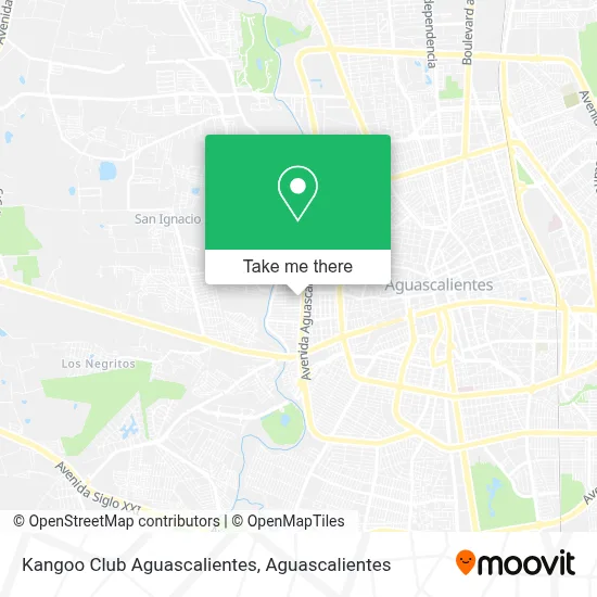 Kangoo Club Aguascalientes map