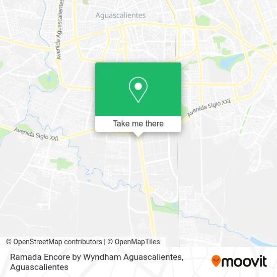 Ramada Encore by Wyndham Aguascalientes map